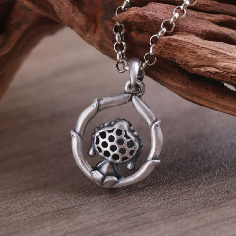 Pendentif bouddhiste ’Douceur de Vivre’ - pendentif