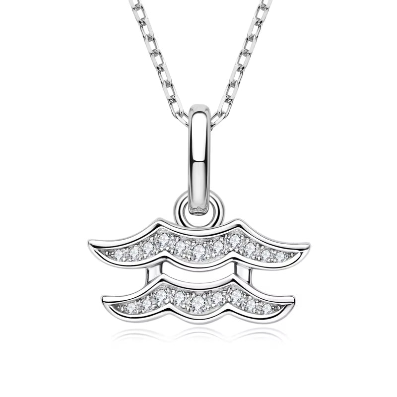 Pendentif Signe Astrologique avec Moissanite