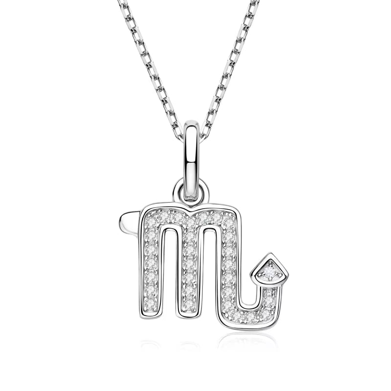 Pendentif Signe Astrologique avec Moissanite