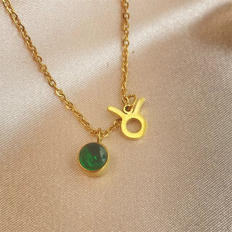 Pendentif Signe Astrologique avec Zircon