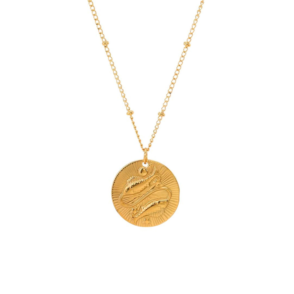 Collier Signe Astrologique avec Pendentif Rond