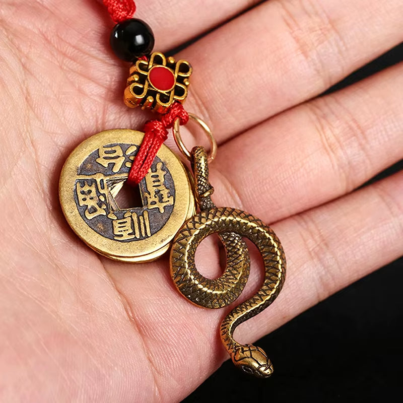 Porte Clé Porte Bonheur en Laiton