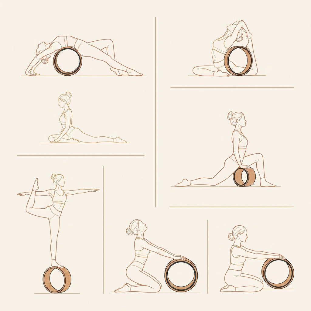 Roue de Yoga en Liège Naturel