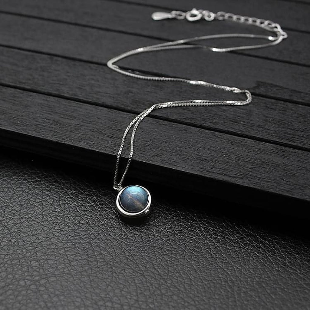 Collier Labradorite, Reflets d'Aurore