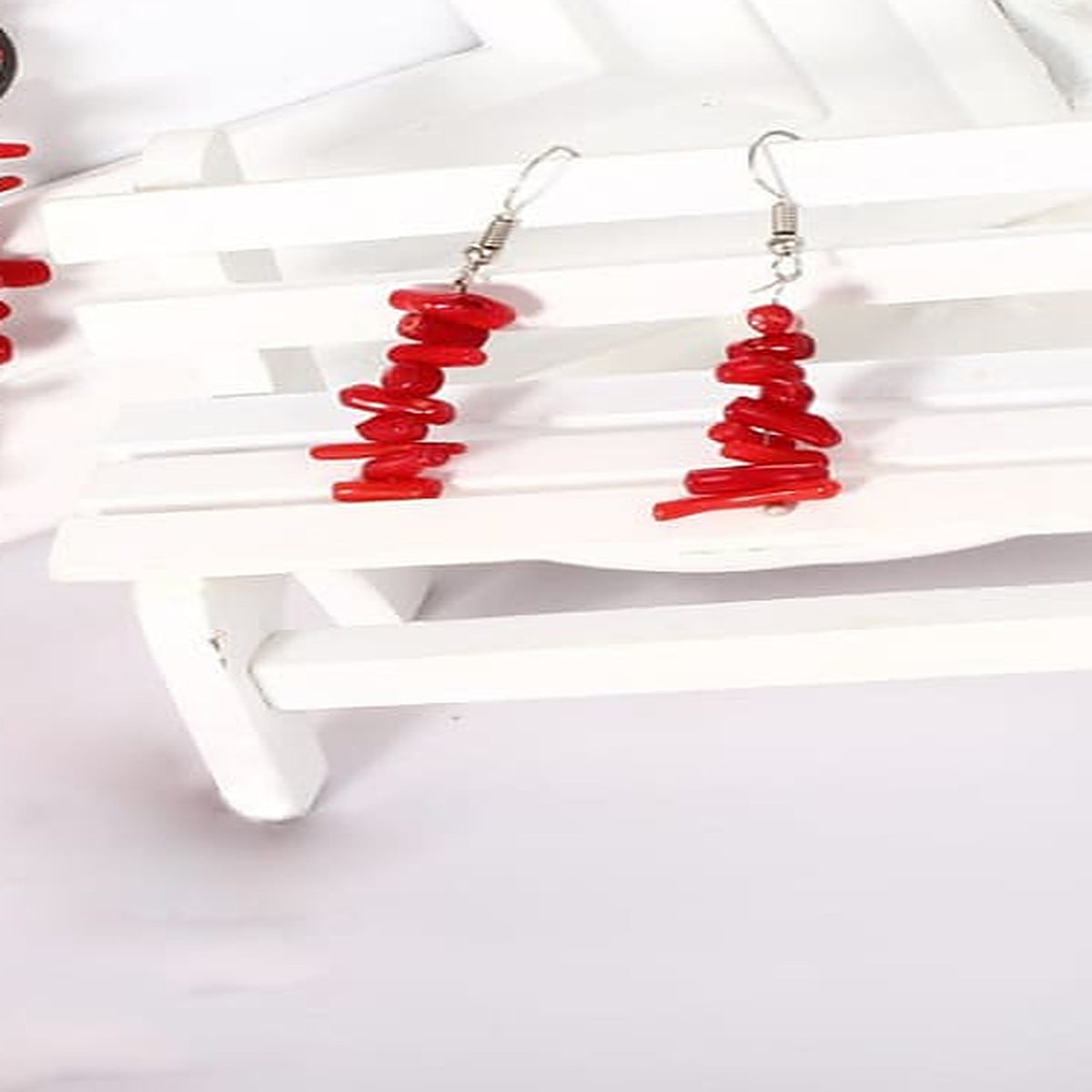 Collier Corail Rouge, Boucles Offertes