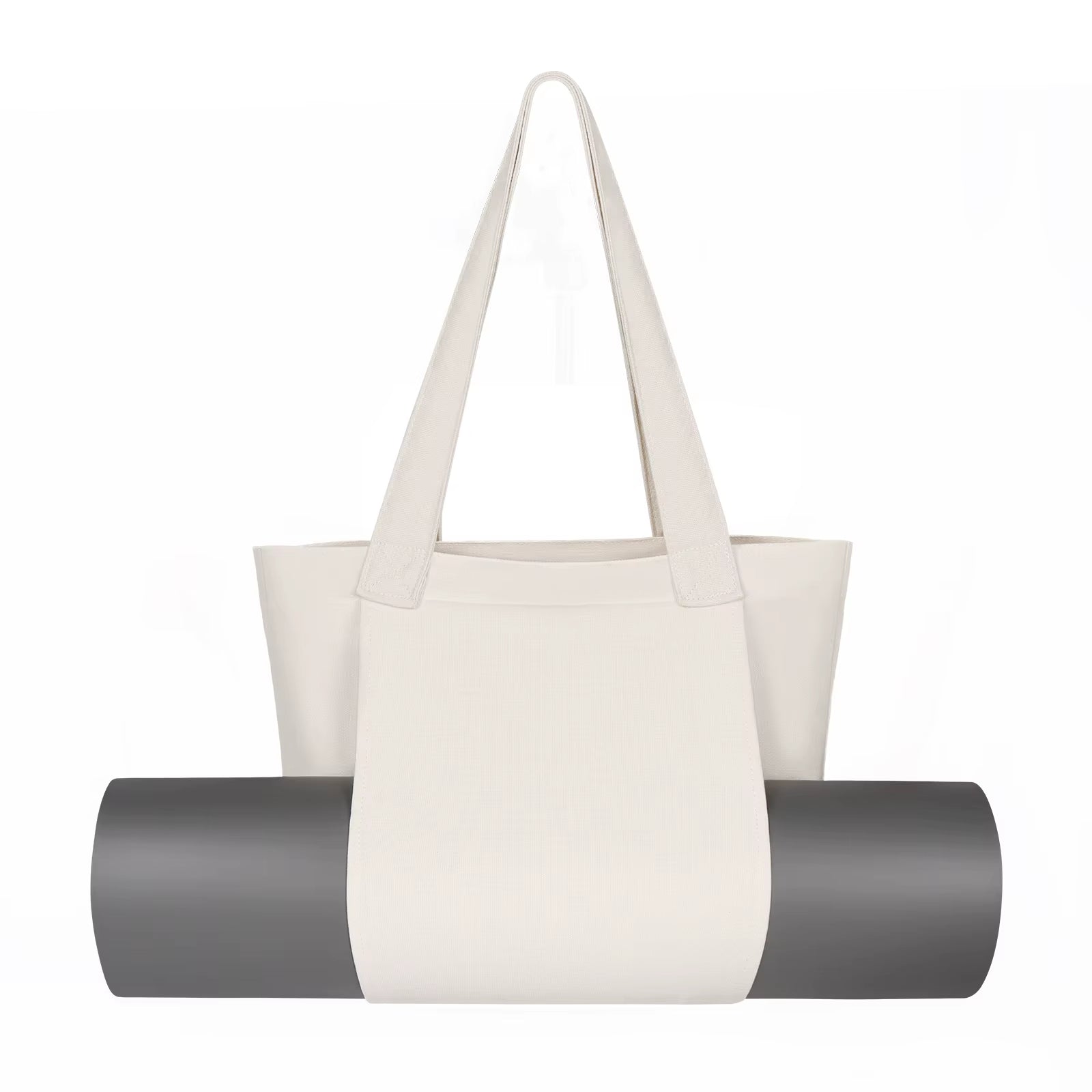 Sac Yoga Blanc et Polyvalent sur fond blanc Image