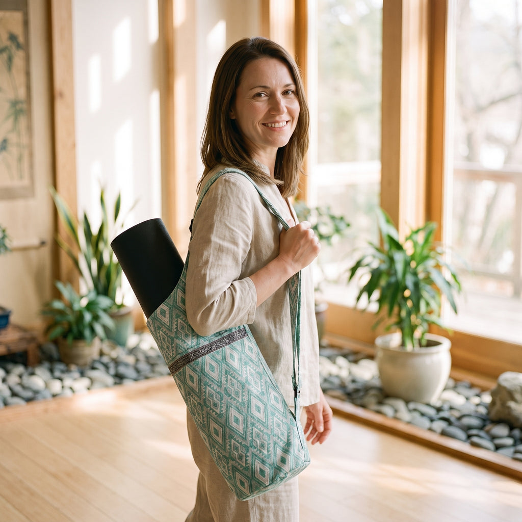 Sac à Tapis de Yoga en Toile