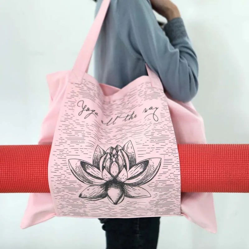 Sac Yoga Imprimé de Lotus