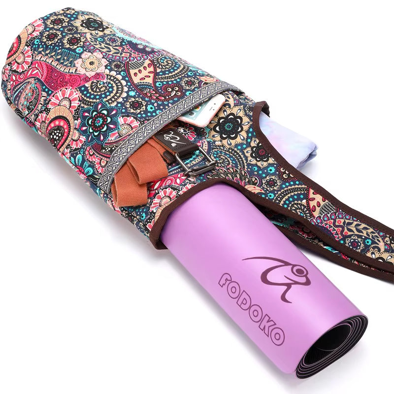 Sac Yoga Multicolore à Imprimé Floral