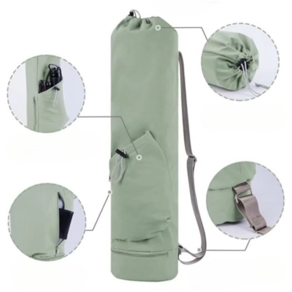 Sac Yoga Vert de Grande Capacité