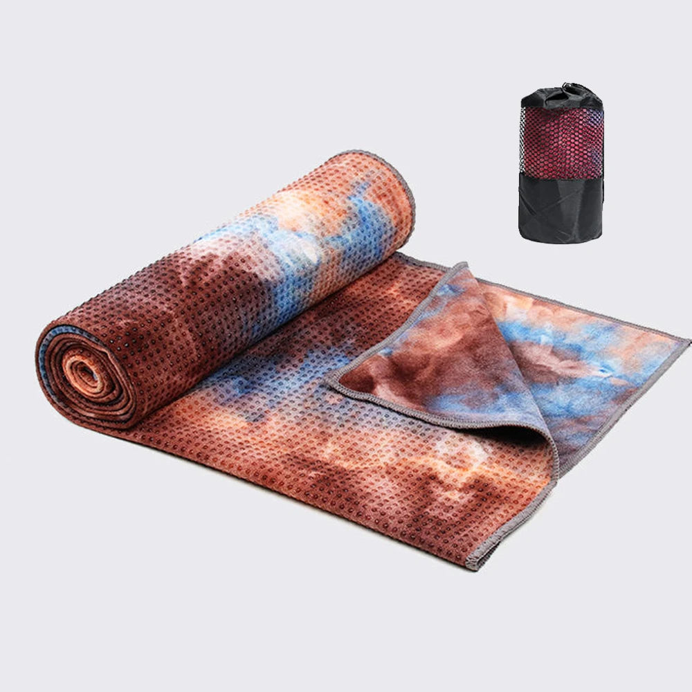 Serviette de Yoga Tie Dye Antidérapante