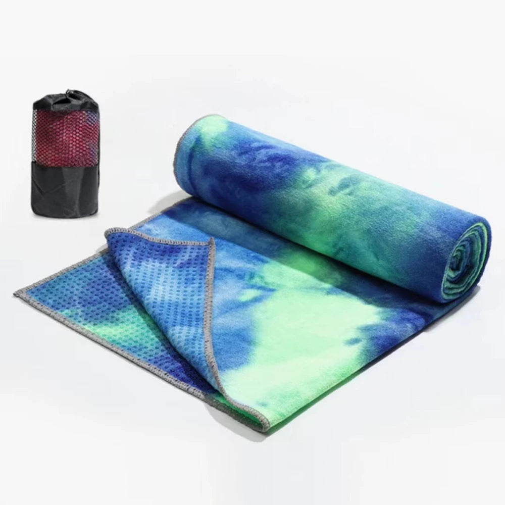 Serviette de Yoga Tie Dye Antidérapante
