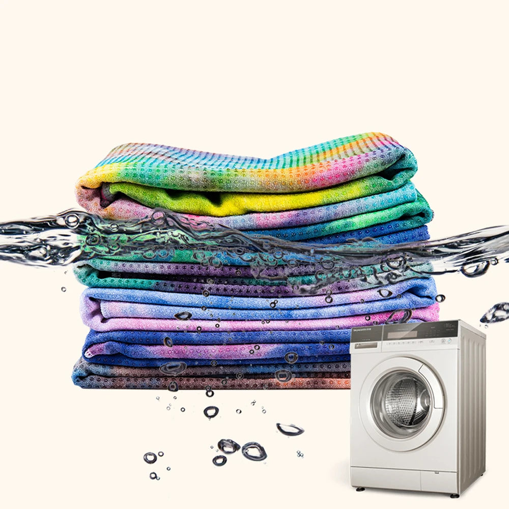 Serviette de Yoga Tie Dye Antidérapante