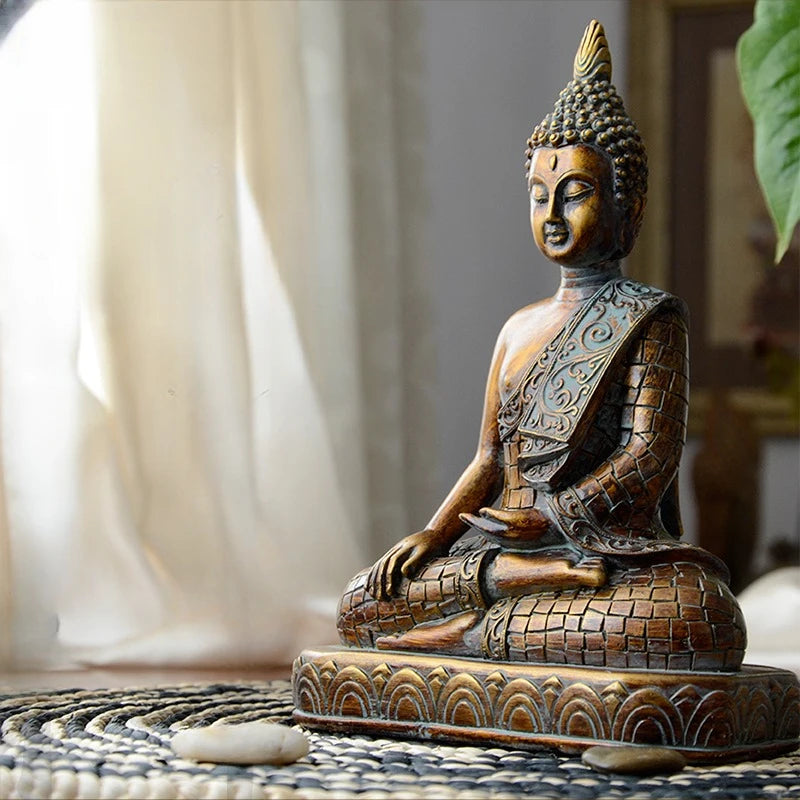 Bouddha thaï en méditation effet cuivre - Bouddha/Bouddha thaï - Magie Bouddha thaï en méditation effet cuivre - Bouddha/Bouddha thaï - Magie
