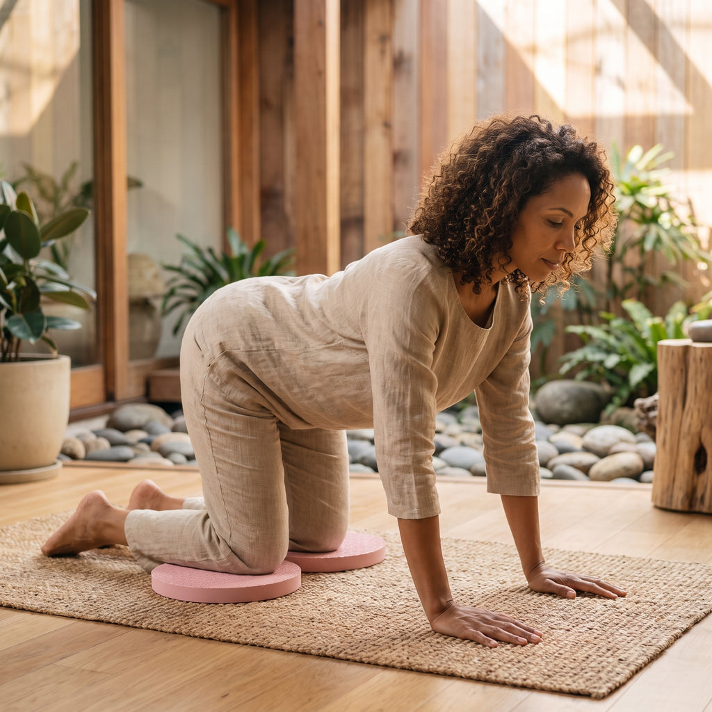 Support de Yoga Épais pour Genoux et Poignets