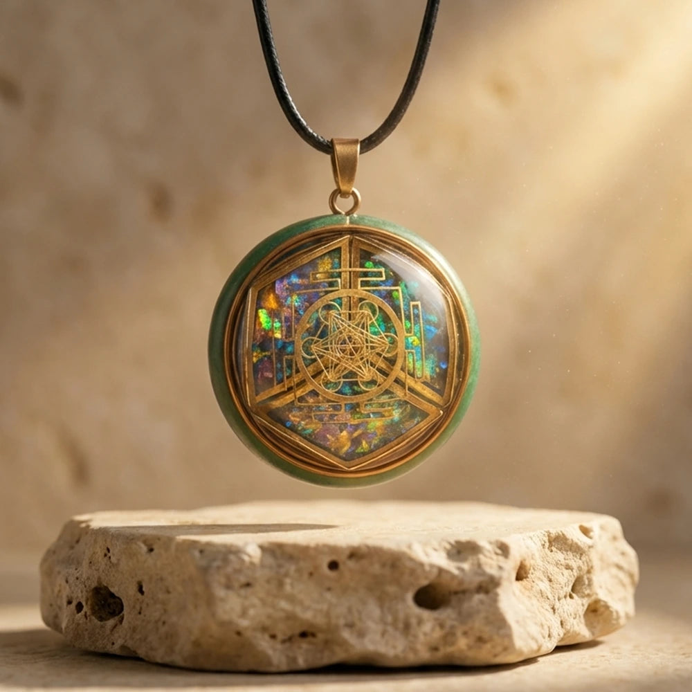 Talisman Énergétique Sacré Orgonite vue principale