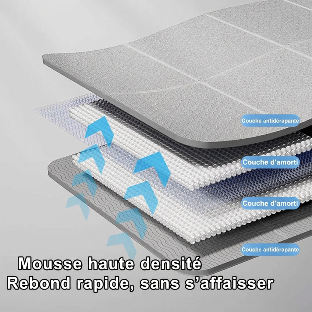 Tapis de Yoga Pliable