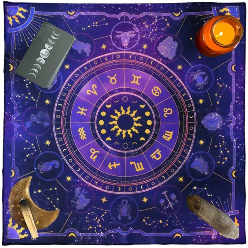 Tapis de divination - Violet Abyssale