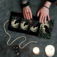 Sac de Rangement Tarot Chat Noir Mystique