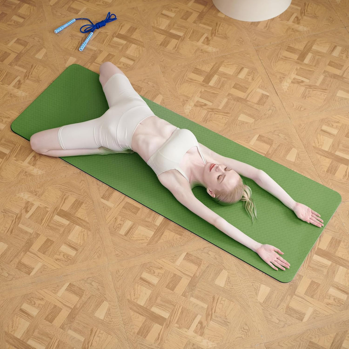 Tapis Antidérapant Double Face avec Sangle
