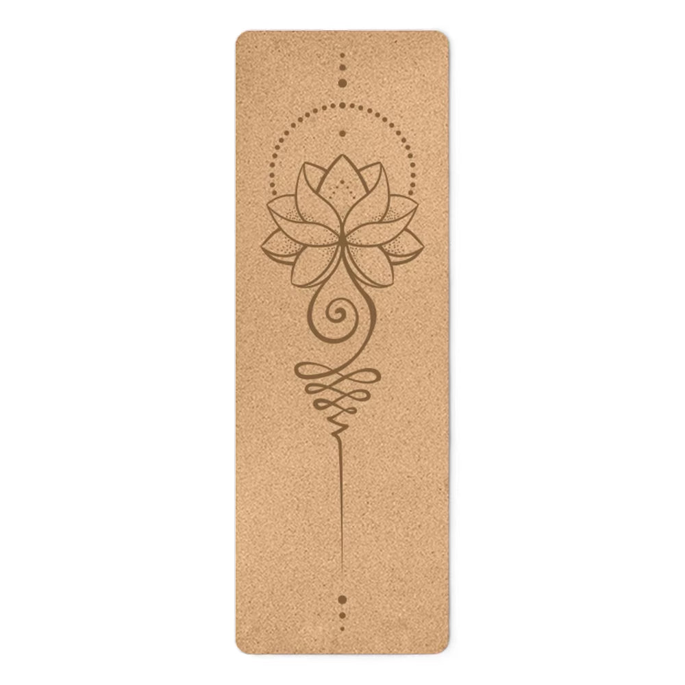 Tapis de Yoga Antidérapant - Fleur de Lotus