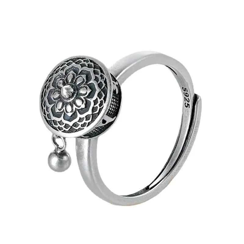 Anneau de la prière du Lotus - Bague Image