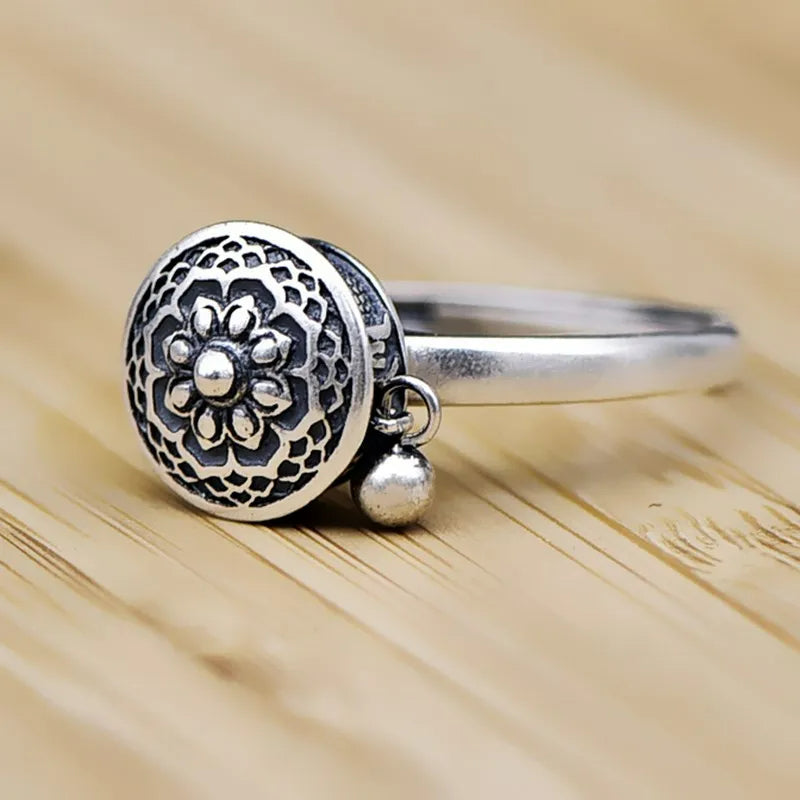 Anneau de la prière du Lotus - Bague