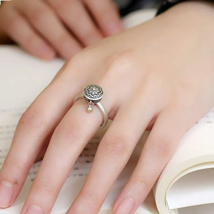 Anneau de la prière du Lotus - Bague Image