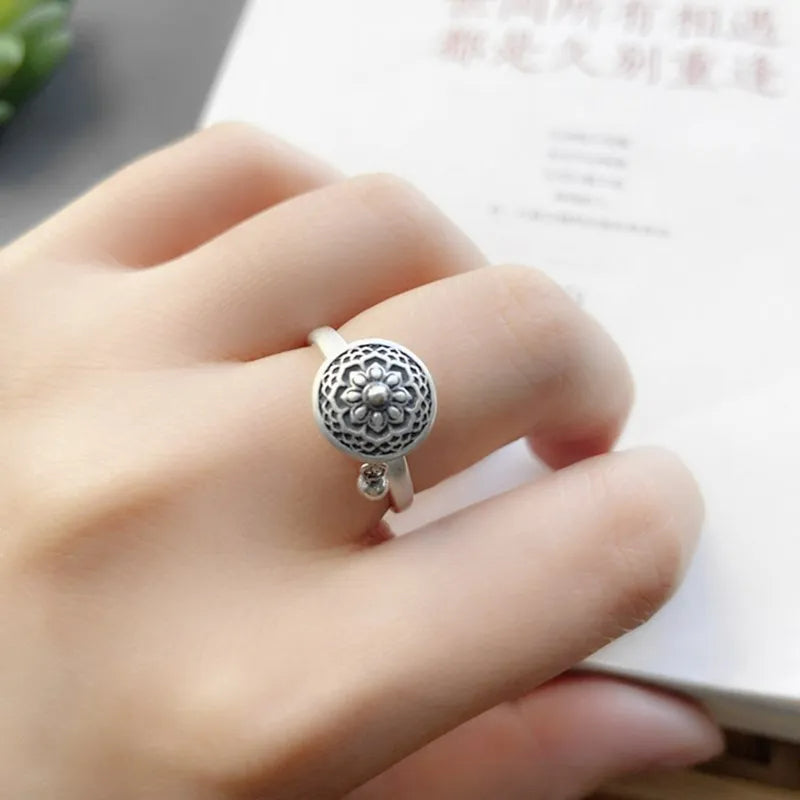 Anneau de la prière du Lotus - Bague