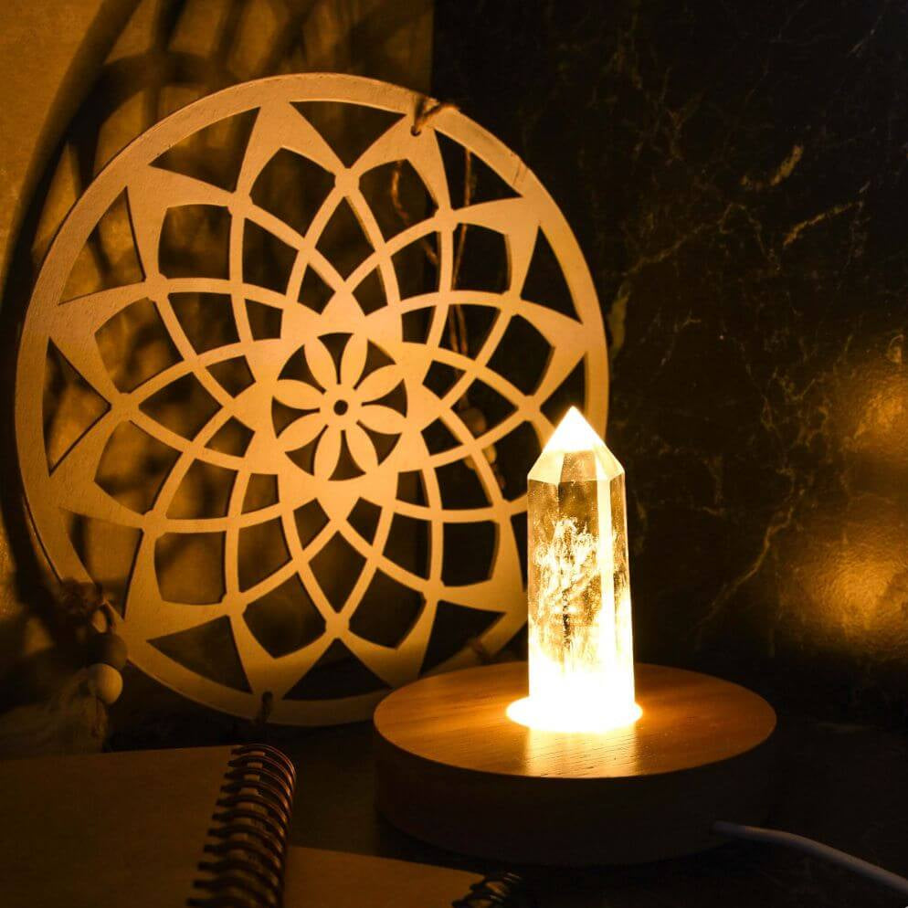 Lampe Healing Cristal de Roche vue principale