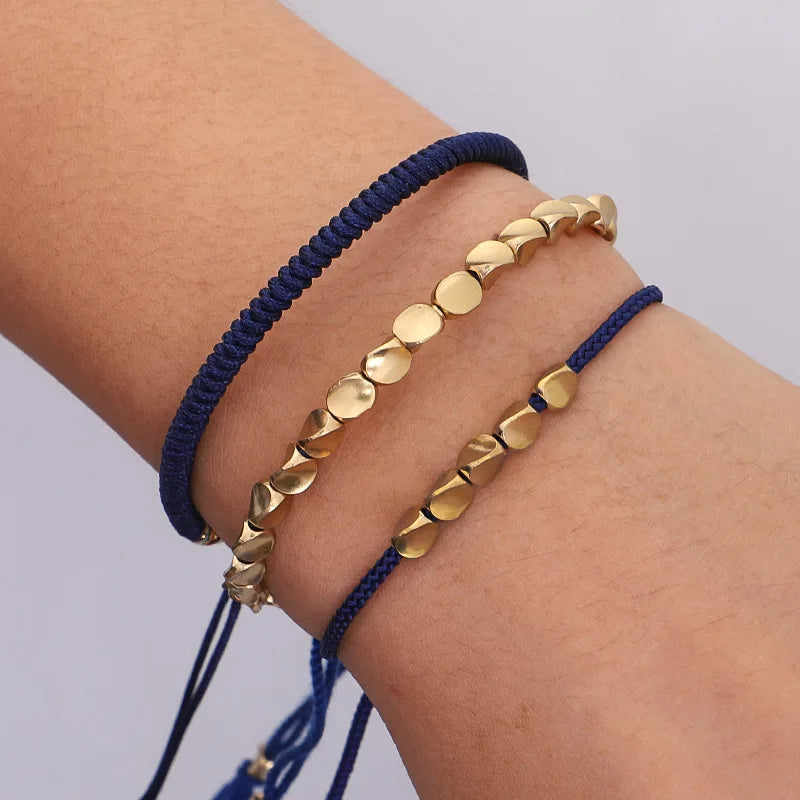 Trio de bracelets bouddhistes