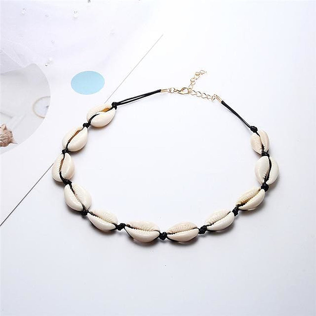Collier Ras-du-Cou Coquillages Cauri