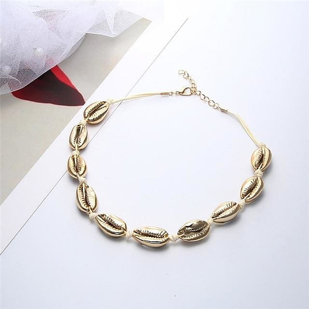 Collier Ras-du-Cou Coquillages Cauri
