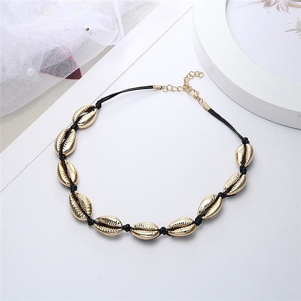 Collier Ras-du-Cou Coquillages Cauri