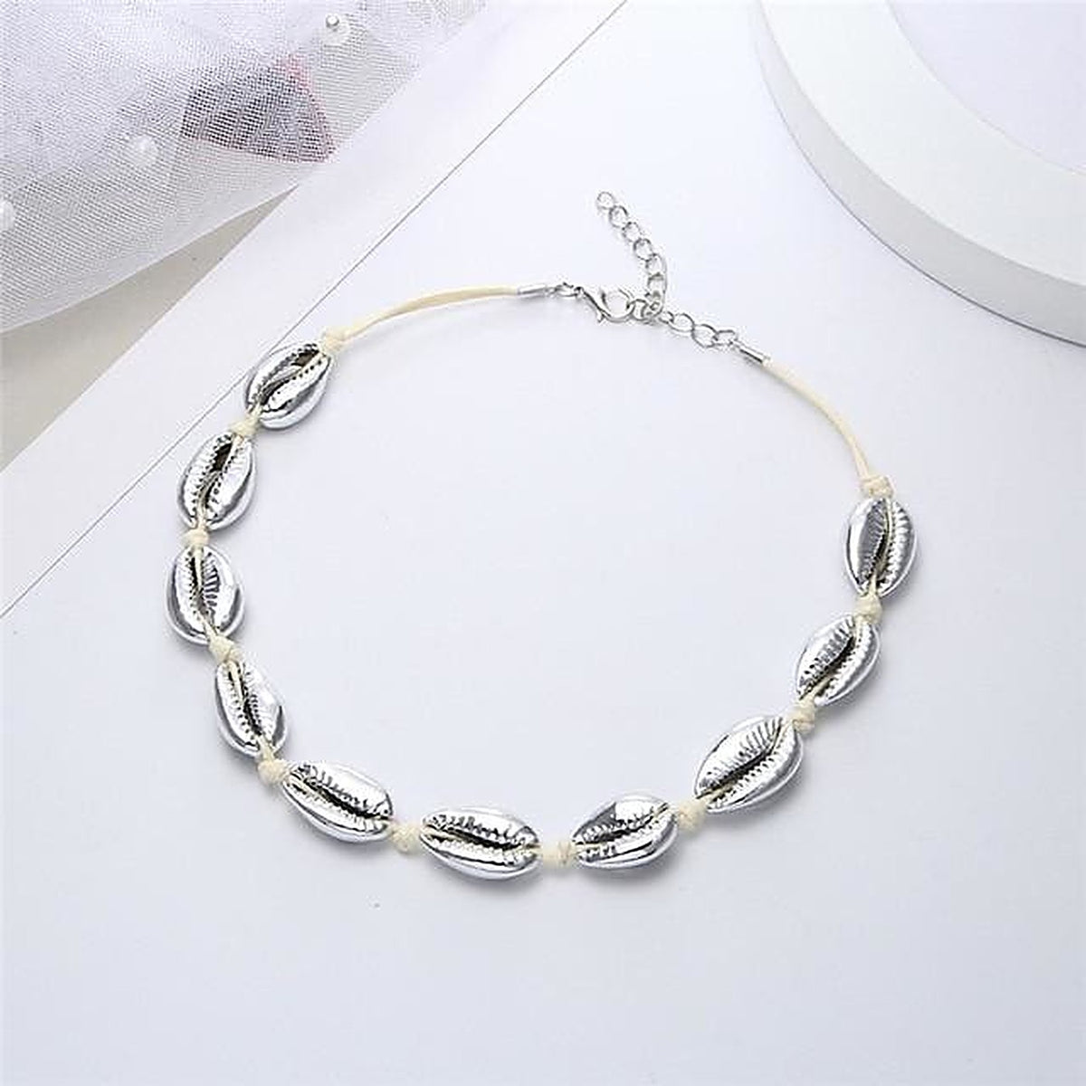 Collier Ras-du-Cou Coquillages Cauri
