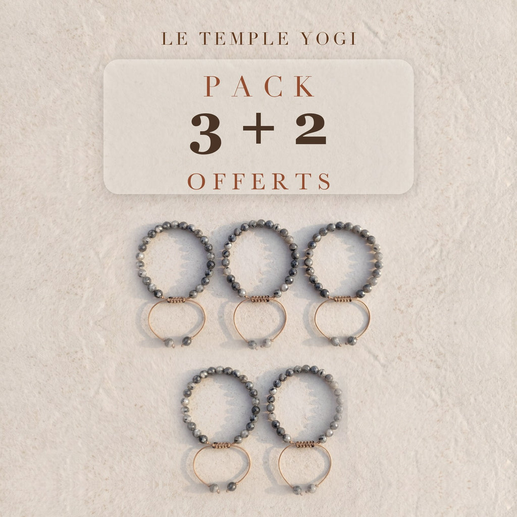 Offre Le Temple Yogi : pack 3 bracelets labradorite achetés, 2 offerts