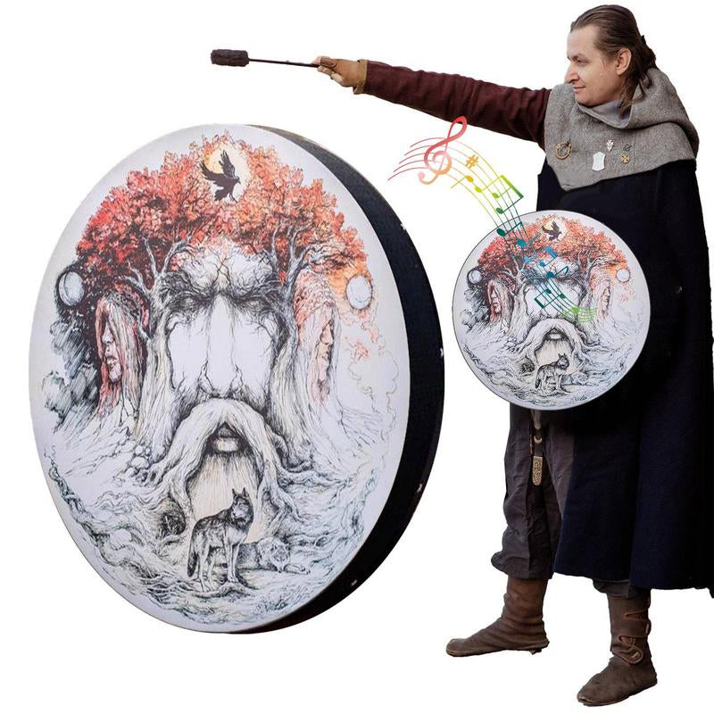 Tambour Chamanique arbre de vie