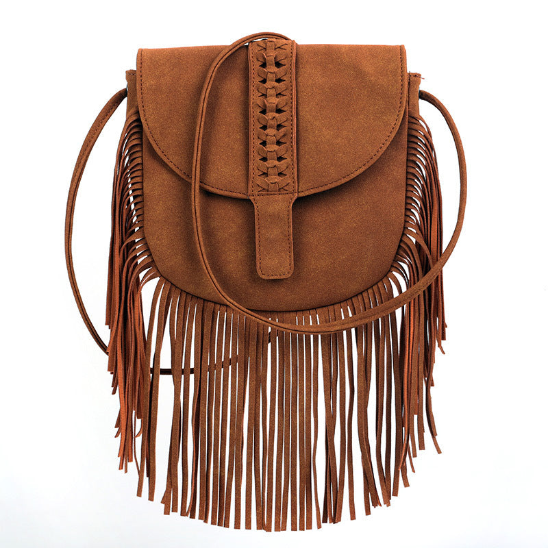 Sac à bandoulière femme imitation Daim