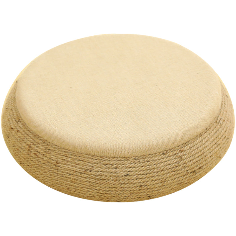 Coussin meditation en tatami naturel