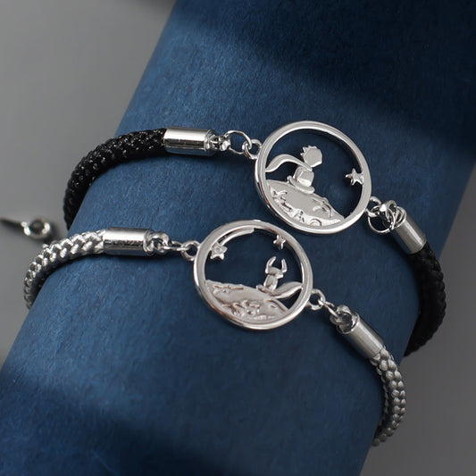 Bracelet de couple le petit Prince et le renard
