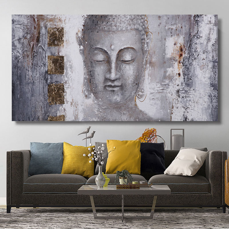 Tableau bouddha en phase de réflexion