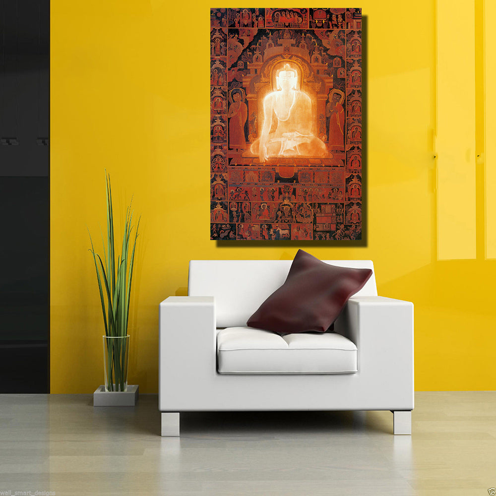 Tableau zen bouddha religieux