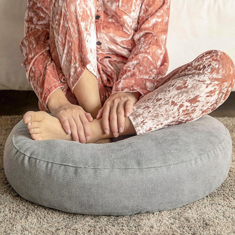 Coussin meditation de couleur unie