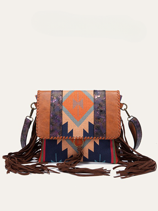 Sac à bandoulière femme en cuir style boho