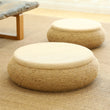 Coussin meditation en tatami naturel
