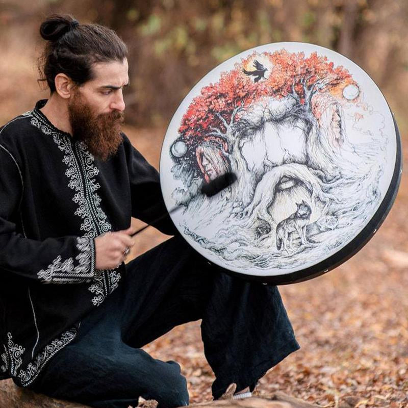 Tambour Chamanique arbre de vie