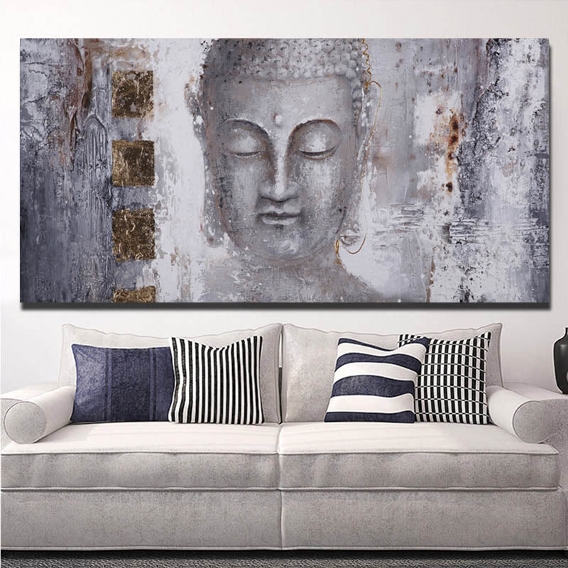 Tableau bouddha en phase de réflexion