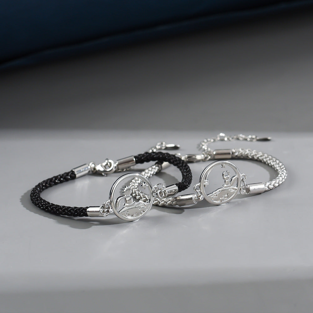 Bracelet de couple le petit Prince et le renard