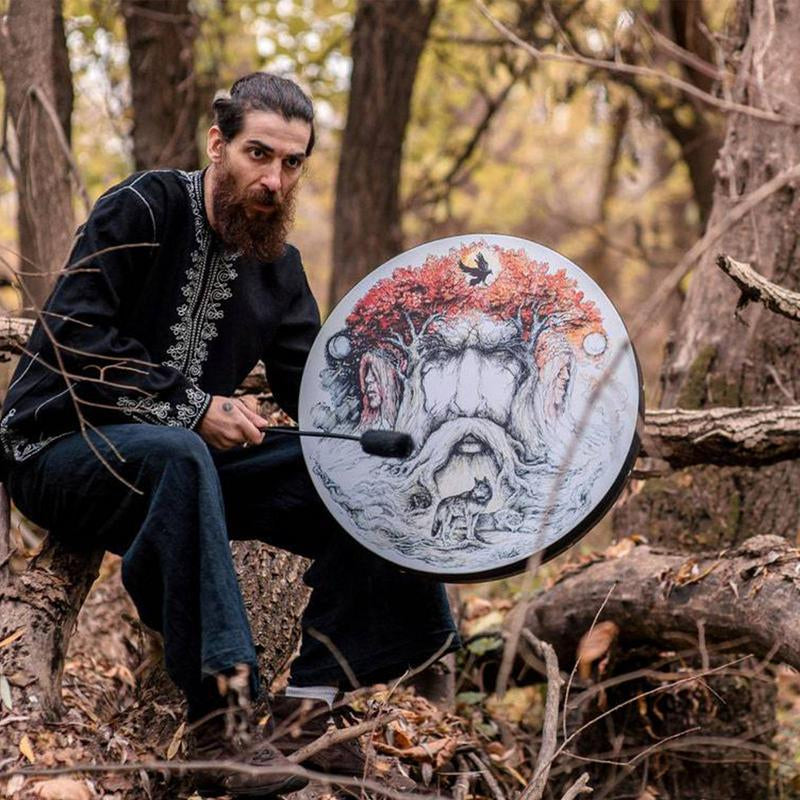 Tambour Chamanique arbre de vie