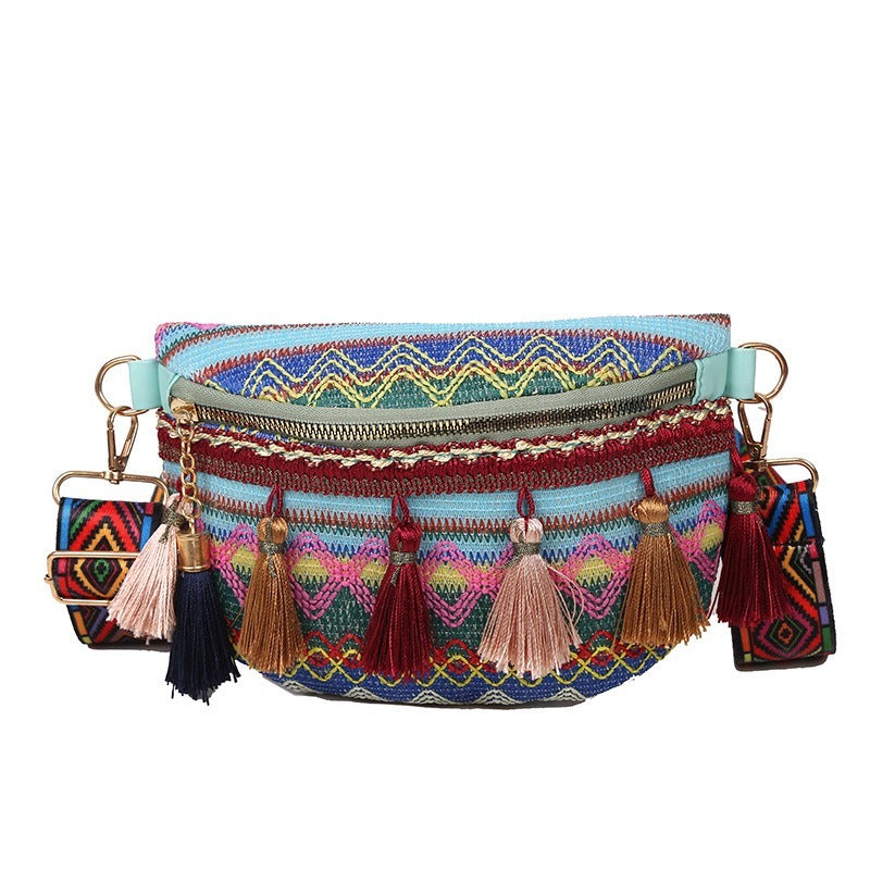 Sac à bandoulière femme style folklorique